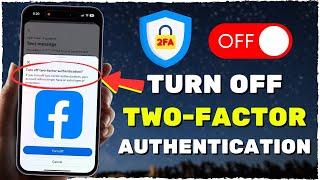 How To Turn Off Two Factor Authentication On Facebook NEW UPDATE