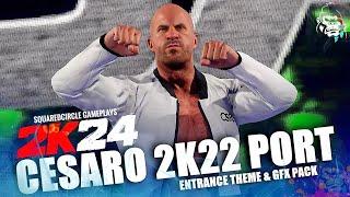 WWE 2K24 Cesaro w Entrance Theme  WWE 2K24 Mods