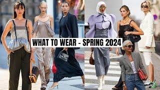 Top 10 Wearable Spring 2024 Fashion Trends