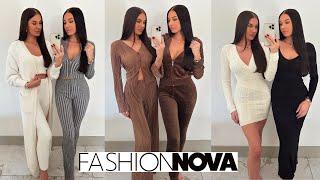 FALLWINTER COSY FASHION NOVA TRY ON HAUL  2023