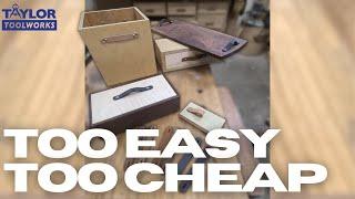 Lowest Cost Leather Drawer Box and Tray Hardware