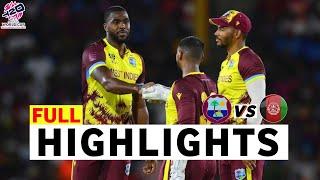 West Indies vs Afghanistan ICC T20 World Cup 2024 Match Highlights  WI vs AFG Highlights