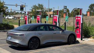 2025 Lucid Air GT Blows Past 500mi In Our 70-MPH Highway Range Test