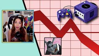 Female Streamer Reacts to WHY the GAMECUBE is FAILING  by videogamedunkey