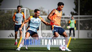 The final training session ahead of the trip to UD Las Palmas  Real Madrid City