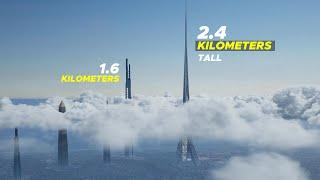 Tallest buildings of the future  Size and Height Comparison