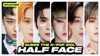 GUESS THE KPOP IDOL HALF FACE  EASY-HARD  KPOP IDOL QUIZ 