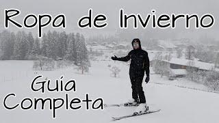 Ropa de Invierno  Guía completa  Ropa para el fío ¿cómo vestirse en invierno?