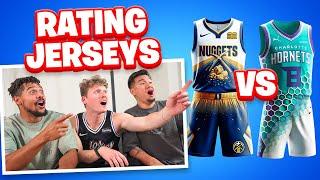 I made 64 CUSTOM NBA JERSEYS and Had my Friends RANK Them