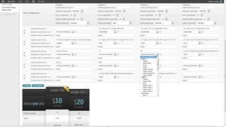 CSS3 Responsive Web Pricing Tables Grids For WordPress  Admin panel