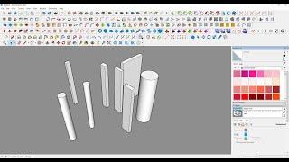 Sketchup Extrude multiple faces at once