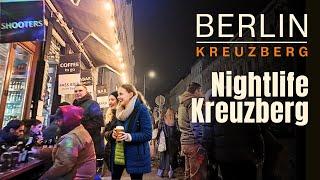 Berlin Kreuzbergs vibrant Nightlife on a Saturday Night  Oranienstraße  Berlin Night Walk 4K