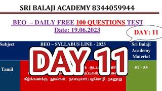 DAY -11-BEO 2023 -DAILY FREE 100 QUESTIONS