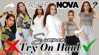 Fashion Nova Summer 2024 Try On Haul and Review