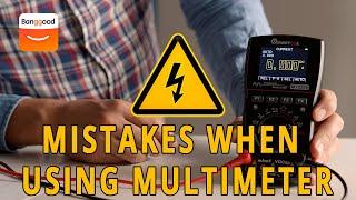 MUSTOOL MT8208 Multimeter  5 Mistakes to Avoid when Using a Multimeter