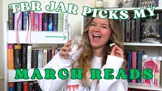 TBR prompt jar chooses my March reads
