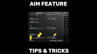 AIM FEATURE TIPS & TRICKS #shortsvideo #pubgmobile #pubg #shortsfeed