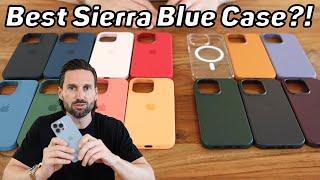 iPhone 13 Pro Sierra Blue  What is the BEST LEATHER and SILICONE Case?