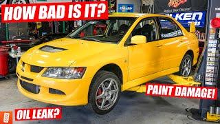 Restoring a Mitsubishi EVO VIII Deep Inspection & Surprises - Part 1