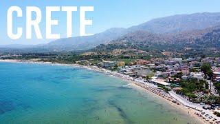 CRETE in 4K DRONE  highlights to visit on West Crete