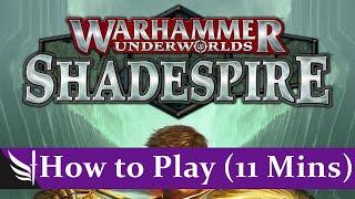 How to Play Warhammer Underworlds Shadespire Starter Set FULL RULES