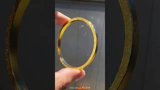 Wow Thats a Unique Uncommon 24k Gold Bangle Making Process #trending #shortvideo #shorts #short