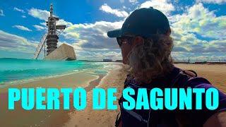 ESCAPADA AL PUERTO DE SAGUNTO valencia España . Playas Pueblo Puerto e Historia. Free tour 2024