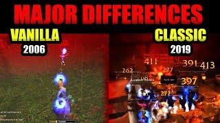 TOP 7 Major Differences Between Classic WoW & Vanilla WoW 2019 Vs 2006