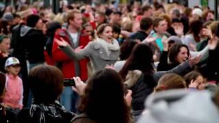 Flashmob Ireland  Let Mr Blue Sky In - Cork City Ireland