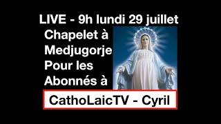 LIVE en différé  du chapelet sur la colline des apparitions à Medj pour les abonnés à la chaîne 