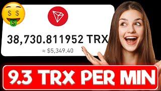 9.3 TRX per Minute Free ◾ GET free TRX from Telegram bot  Earn Money Online