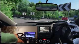 Subaru Impreza Killing It On the Touge in Assetto Corsa  Steering Wheel Gameplay