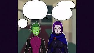 Raven x Beast Boy  Unfulfilled promises┃Teen Titans Comic Dub