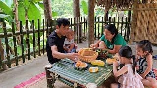Family Life - Ninh Works More on the Fence Near the Pond Than Picking Basil to Go to the Market