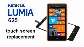 Nokia Lumia 625 - Touch Screen Digitizer Glass how to replace