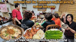 PLONGG  akhirnya adeknya majikan datang  makan bersama merayakan #happymothersday