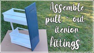 How to assemble and install Ikea pull-out interior fittings 12  spice rack