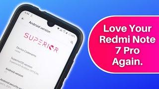 Superior OS Android 11 for Redmi Note 7 Pro • Smoothest Android 11 ROM 