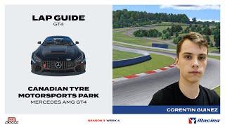 iRacing Lap Guide Mercedes AMG GT4 at Mosport