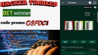 Comment Hacker Thimbles sur Betwinner #1xbet #Linebet