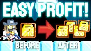 EASY PROFIT in 2022 How To Get RICH FAST In Growtopia INSANE PROFIT