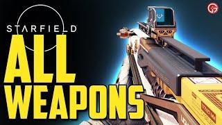 All Weapons in Starfield  Guns & Weapon Showcase