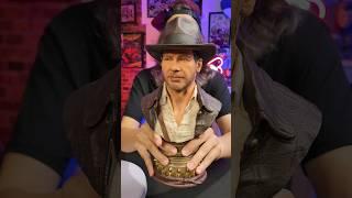 Check out this Indiana Jones collectible bust  #indianajones #harrisonford #unboxing