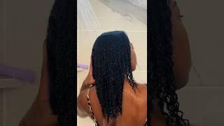 Straight to Curly Routine for Natural Hair #viral #naturalhair #curlyhair #olaplex #hair #ootd