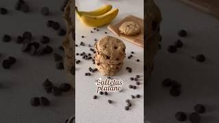 Galletas de plátano veganas  #recetasfaciles #recetas #galletas #vegan