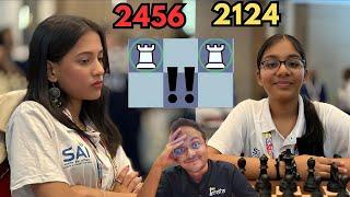 When Divya Deshmukh enters Beast Mode  Divya vs Sachi  World Juniors 2024