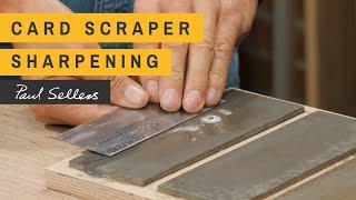 Card Scraper Sharpening  Paul Sellers