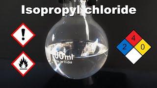 Isopropyl Chloride Synthesis Making an Alkyl Halide  DIY Gasoline Part 1