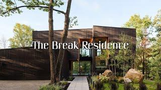 Welcome to The Break Residence a secluded forest house in Quebec Canada