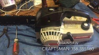 Craftsman Top handle Chainsaw 358.355160